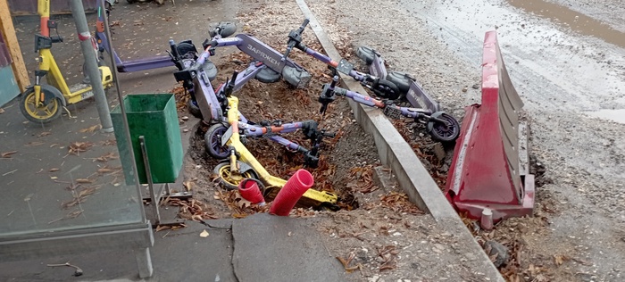 Консервация самокатов на зиму