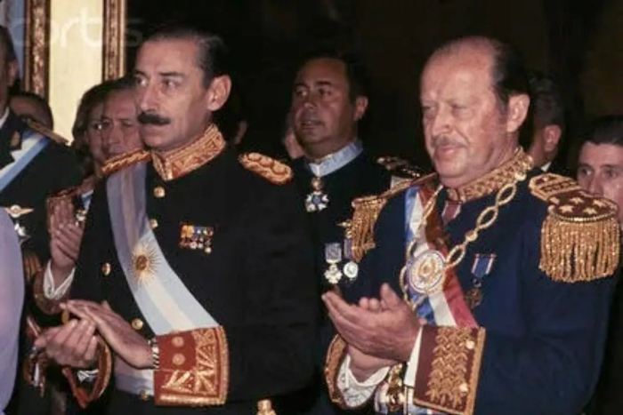 Президент Аргентины Хорхе Видела и президент Парагвая Альфредо Стресснер. Фото: Public domain, via Wikimedia Commons