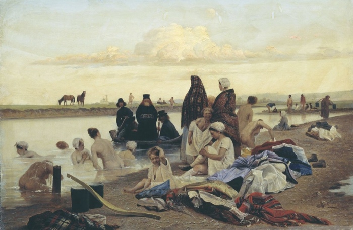 « Монахи. Не туда заехали» ( картина Л. Соловьёва)