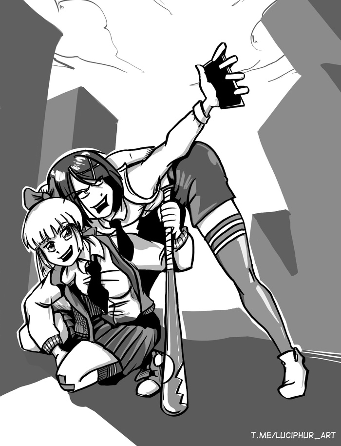 Inktober 2025  River City Girls