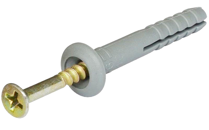 Дюбель со саморезом
