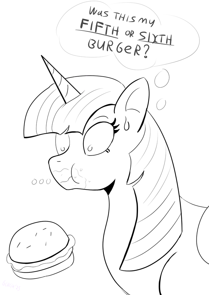 Это пятый или шестой бургер?