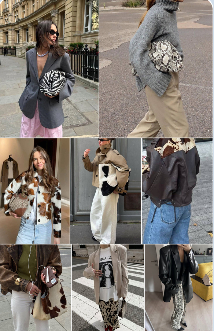 Анималистичные принты в минималистичных образах