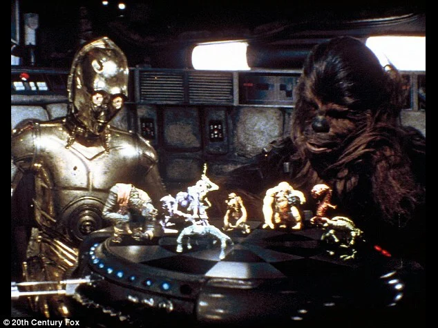 Holographic Star Wars Chess Set in Reality - Star Wars, Hologram, Innovations, Futurism, Technologies, GIF, Video, Youtube, Longpost