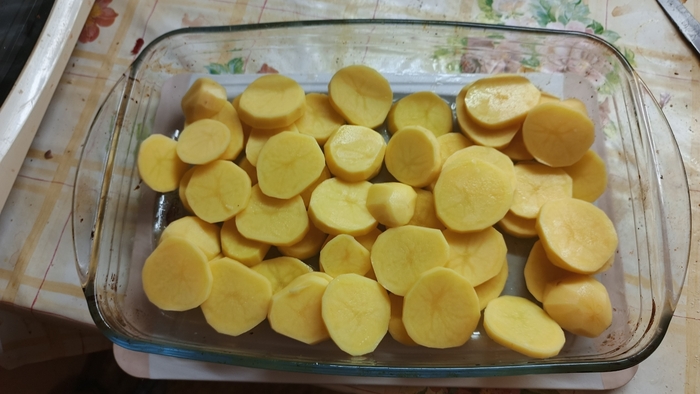 Первый слой картошка