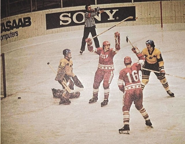 1977год . Наши шведам закатили