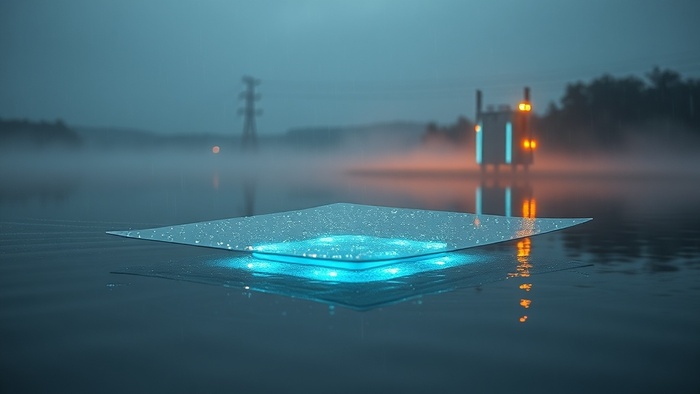 Капельный генератор энергии