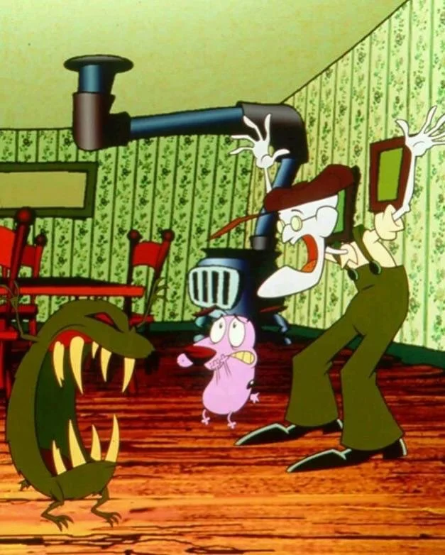 Courage is a cowardly dog - Animated series, Animation, Oscar, Cartoon network, Telegram (link)