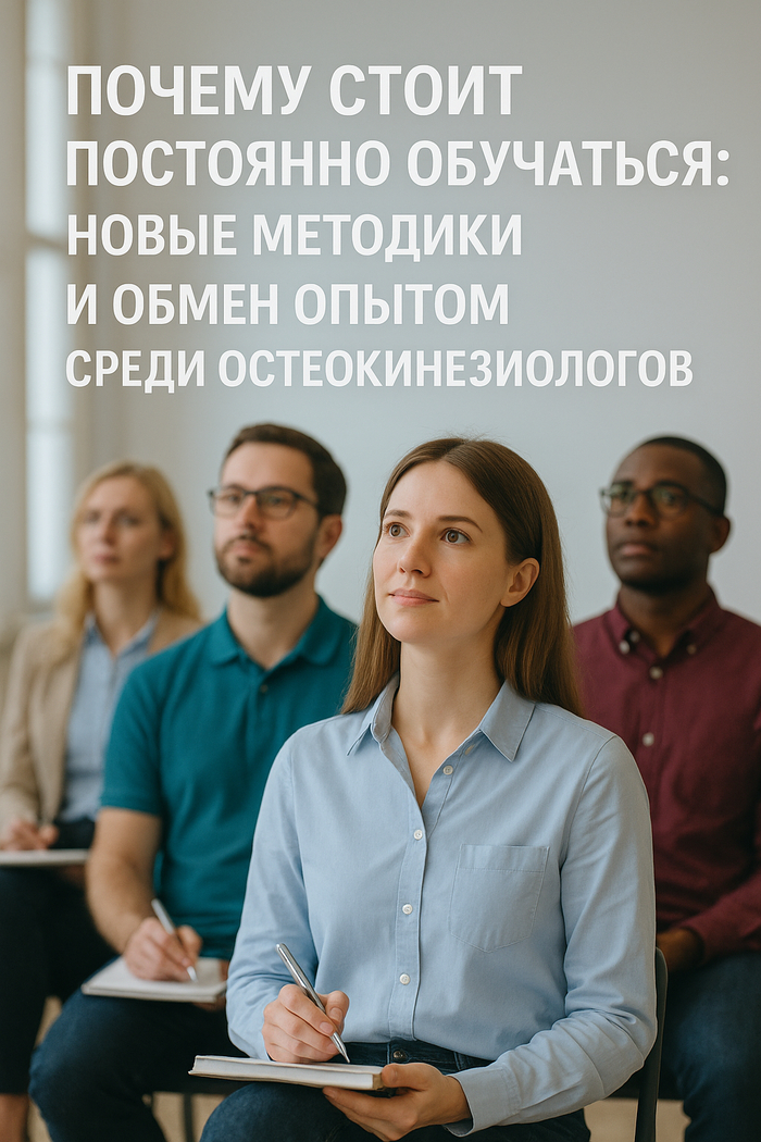 Почему стоит постоянно обучаться: новые методики и обмен опытом среди остеокинезиологов