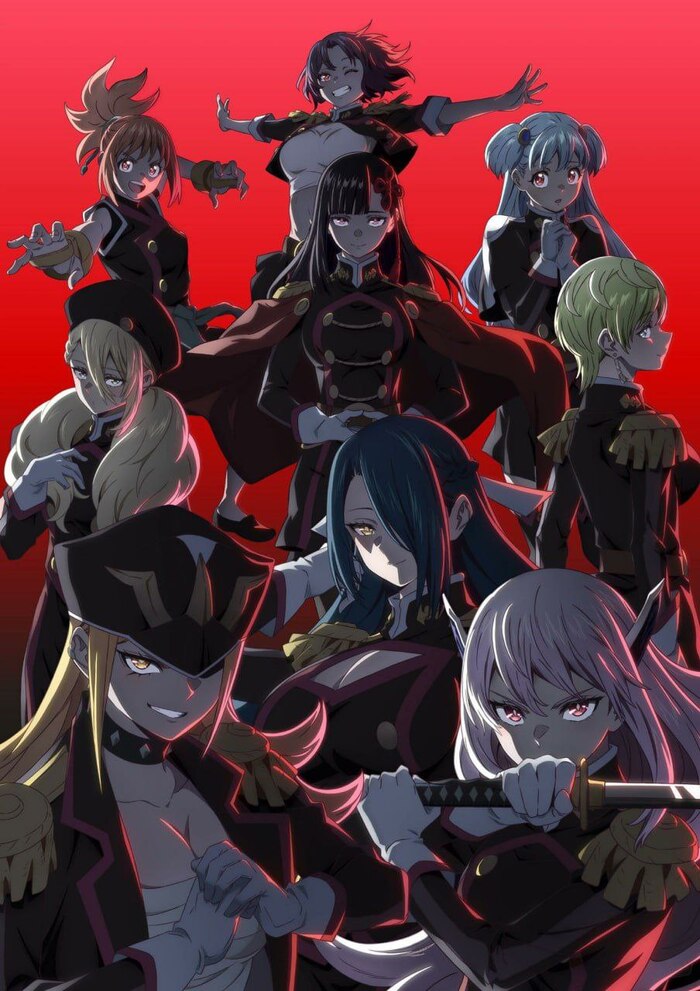 Новый постер второго сезона аниме "Раб демонического спецотряда города"