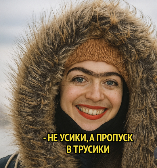 Никогда не говори женщине комплимент про ее усы, даже если они чертовски красивы