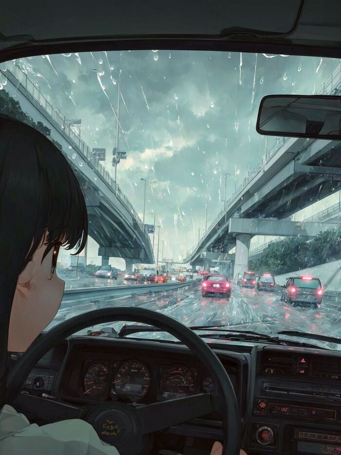 - Дождь, скользкая дорога... Как бы не пришлось делать котлетки...