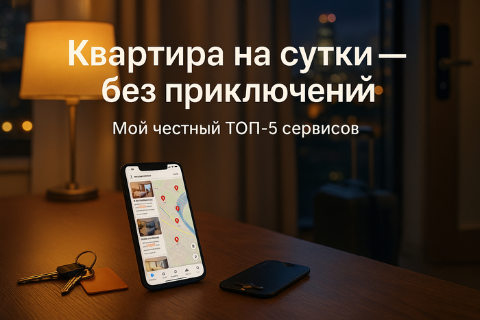 Квартира на сутки: мой честный ТОП-5 сервисов и как не вляпаться в приключения по дороге к ключам
