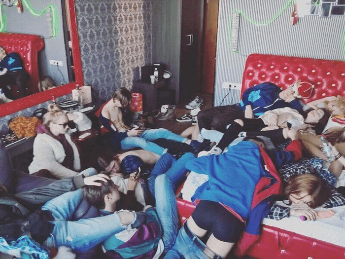 С подобными светскими раутами таких проблем не возникало