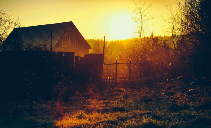 Утро в деревне