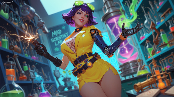 Mad Scientist EVE | Stable Diffusion | Ai | Pony