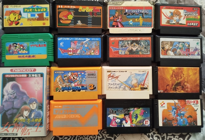 Картриджи Famicom