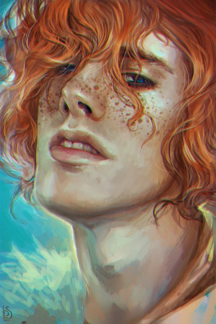 У этого чувственные губы