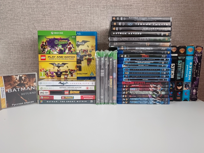 Коллекция игр и фильмов по Бэтмену (Batman)
