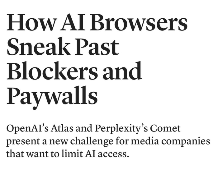 ИИ-браузеры научились обходить платные стены: читаем закрытые статьи бесплатно