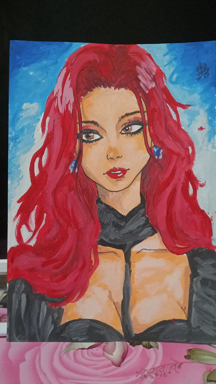 Рисуем Гуашевое, тренируемся