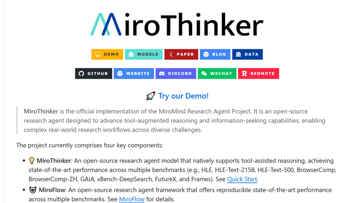 Встречайте, MiroThinker v1.0! Настоящий ИИ-агент, которого научили исследовать и решать задачи