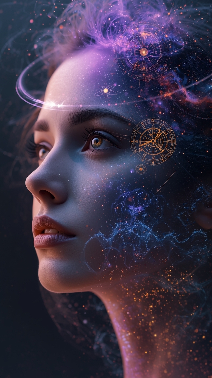 An ethereal portrait of a woman