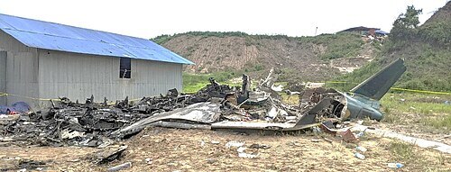 На месте катастрофы