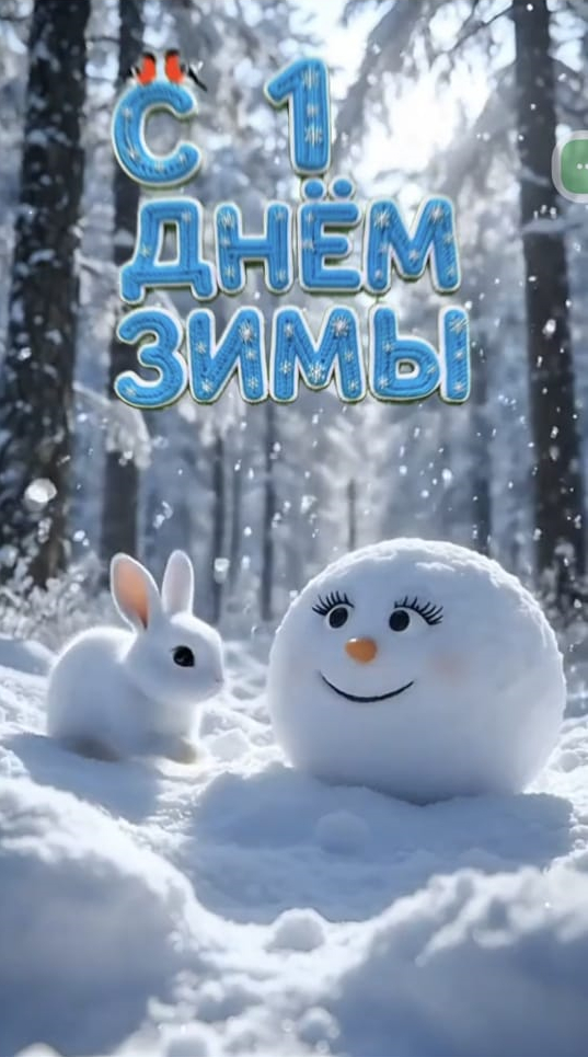 С 1 Днем Зимы!