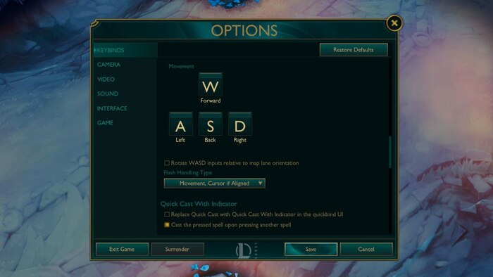 Управление через WASD появится в League of Legends уже послезавтра