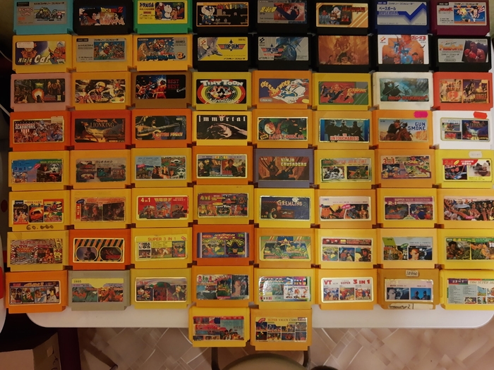 Денди коллекция картриджей