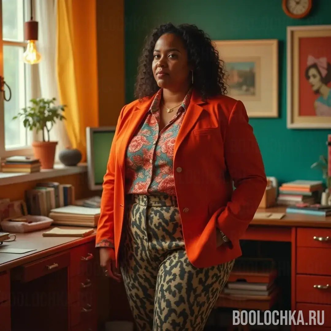 Офисные Образы Для Уверенных Женщин - Моё, Контент нейросетей, Картинки, Арты нейросетей, Концепт-Арт, Искусственный интеллект, Офис, Стиль, Полнота, Бодипозитив, Уверенность, Образы, Женственность, Повседневность, Одежда, Длиннопост