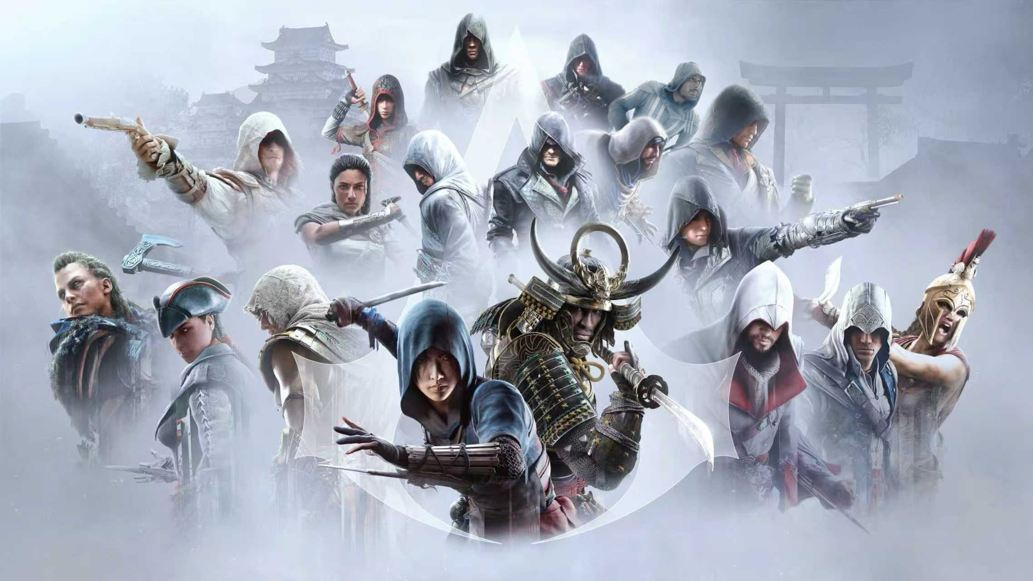 All Assassins - My, Drawing, Illustrations, Games, Consoles, Nintendo, Characters (edit), Assassins creed, Killer, Gamers, Video game, Xbox, Playstation, Desktop wallpaper, Game console, Plot