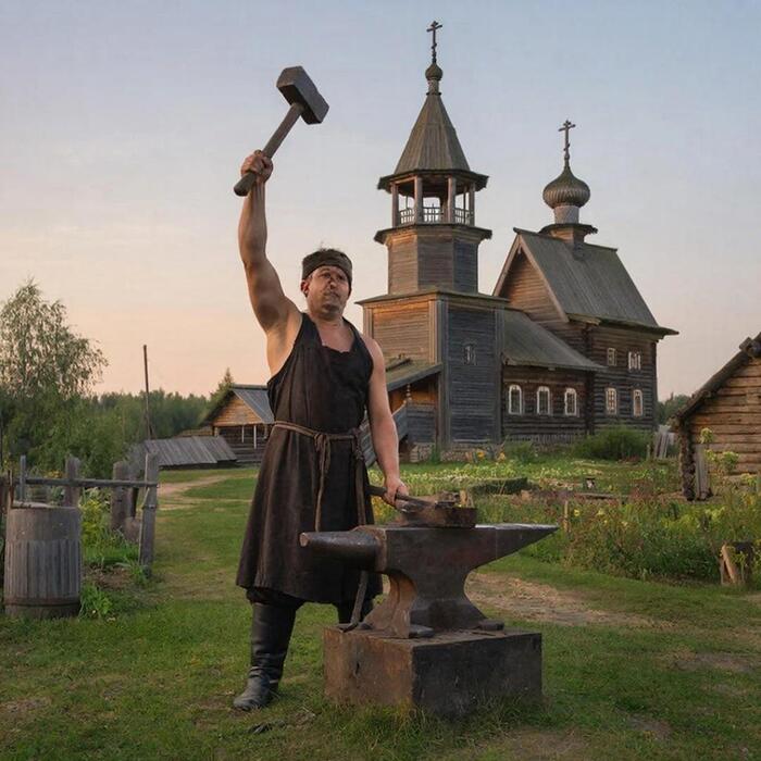 Кузнец и его очаг