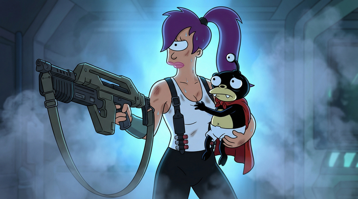 В роли чужого доктор Зойдберг.