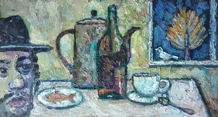 Анна Ягужинская. Портрет моего друга и родственника, таксидермиста Соломона Израилевича Айзенберга, племянника известной художницы Нины Айзенберг.