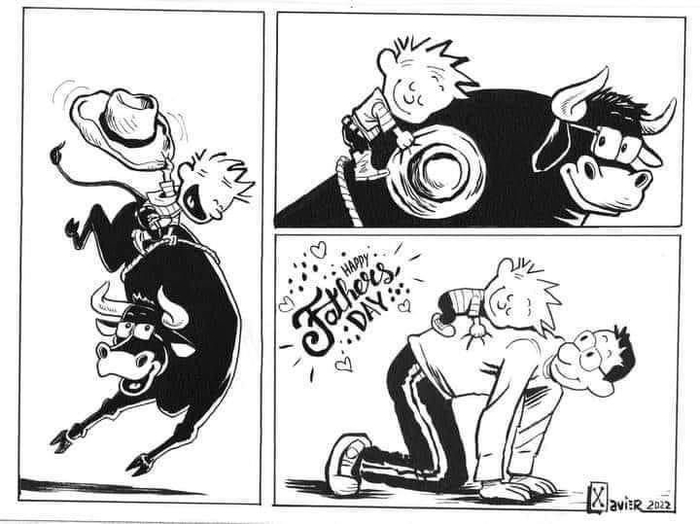 Кельвин и Хоббс. Любимая лошадка