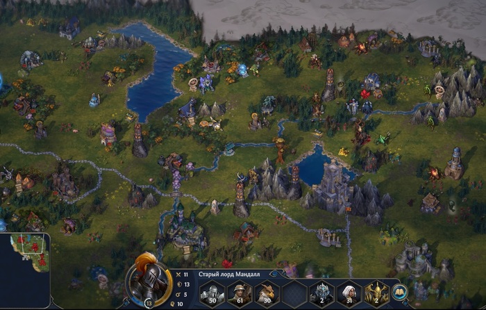 За́мок найти взглядом на карте нереально - слишком сливается с фоном.