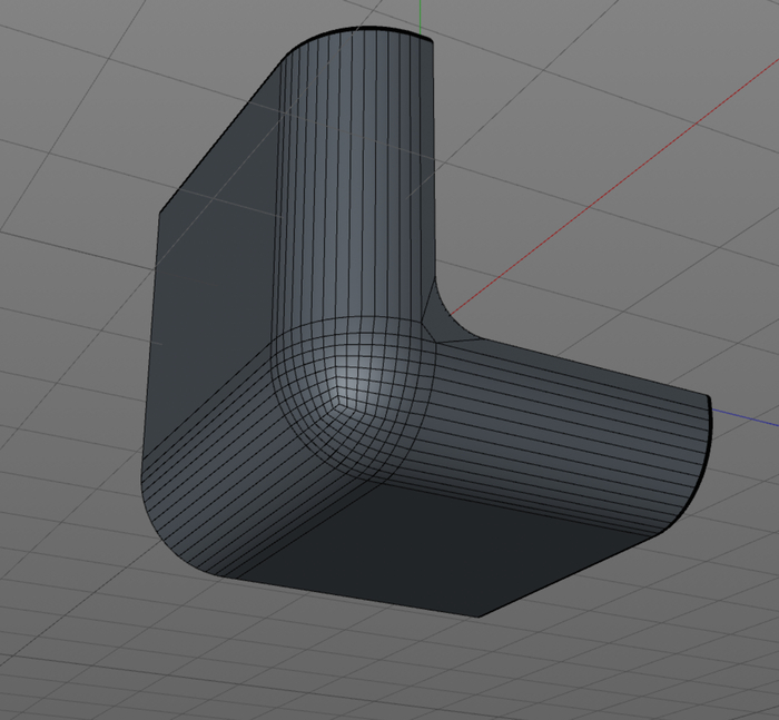 Наружные скругления по максимуму.