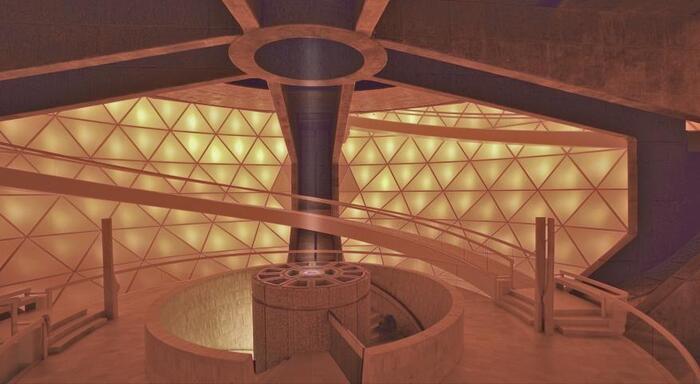 Матримандир - храм Матери в городе Ауровиль