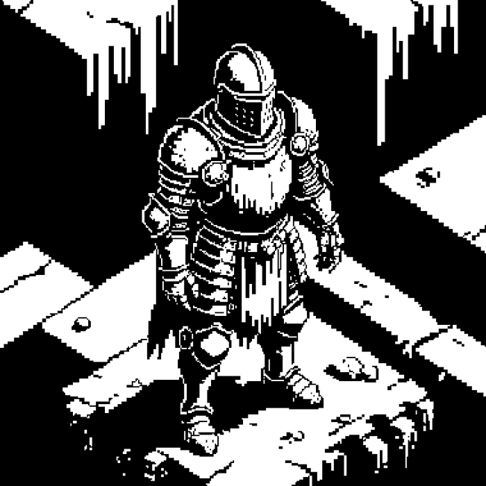 Рыцарь в ч/б