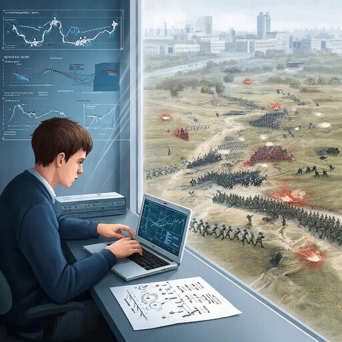 Никита Борисов, аспирант МФТИ, разработал новую математическую модель анализа боевых действий