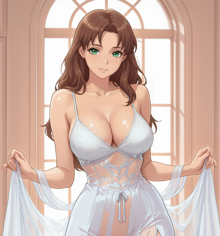 Оля в платье