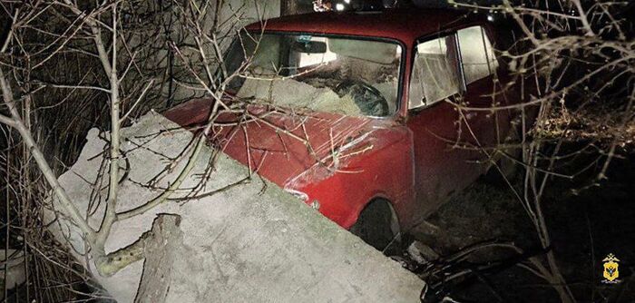 В Новоалексеевке Херсонской области пьяный водитель въехал в забор и отказался от медосвидетельствования