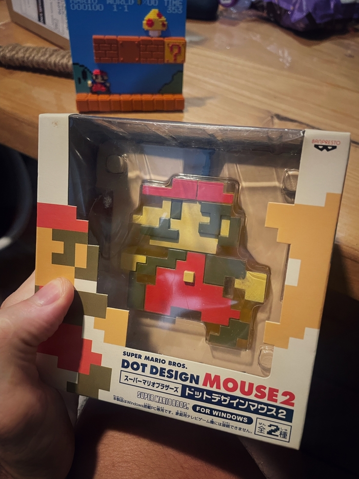 Super Mario Bros Dot Design Mouse 2 (мышка компьютерная)