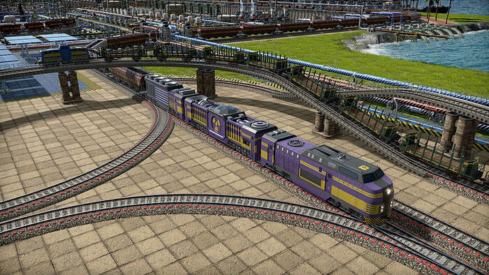 Атомный локомотив, трёхсекционный гигант. Он очень тяжёлый, очень мощный и очень редко нуждается в дозаправке.