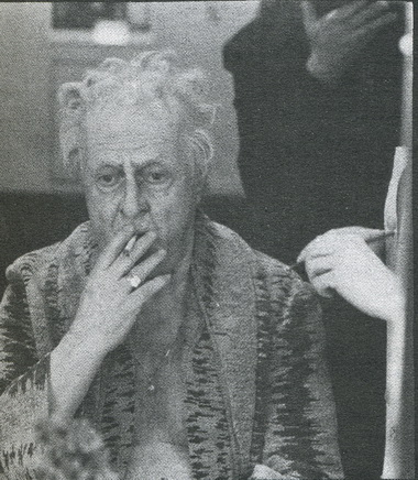 В. Стржельчик перед спектаклем. Октябрь 1987 г.