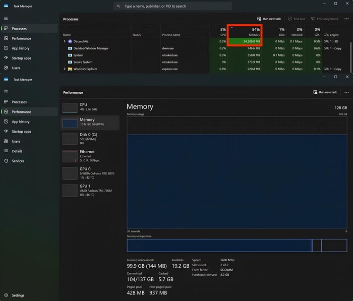 Discord сожрал у юзера 94 ГБ ОЗУ — всё из-за паршивой оптимизации и кривого кода