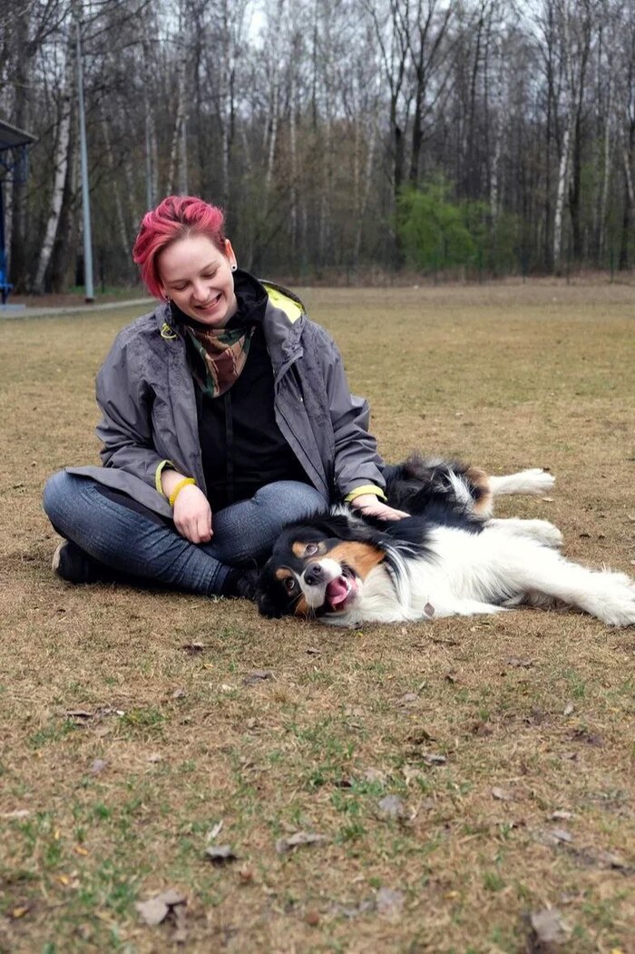 маленький ауссь с невероятной харизмой и большая я, которая справится