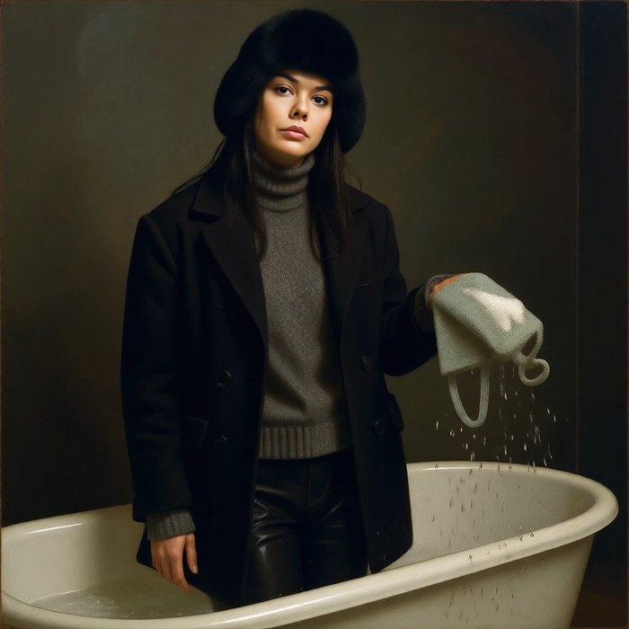 А потрите спинку...Ну что вам, жалко чтоли?